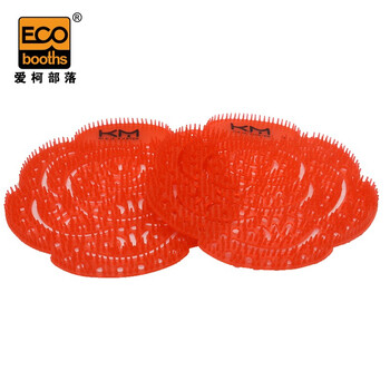 爱柯布洛 小便池尿斗香片 卫生间除臭过滤网（10片）除味尿斗香片防堵塞红色定制221210