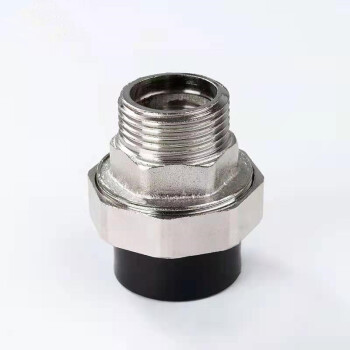 筑华工品 PE外丝活接 水管配件管件 铜内丝活接 企业定制 50*1.5寸 一个价