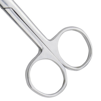 冰禹 BY-103 实验用剪刀 不锈钢实验室剪 手术剪刀 手术弯尖16cm