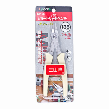 三山（3.peaks）进口迷你电子钳 SP-26 圆咀 扁嘴 夹持钳  135mm(轻巧迷你扁嘴钳)