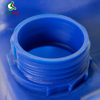 齐鲁安然 塑料油桶 方形桶 储水桶 扁塑料桶 15升水桶 25L方形酒桶 30公斤化工桶 废液桶【蓝色20L】