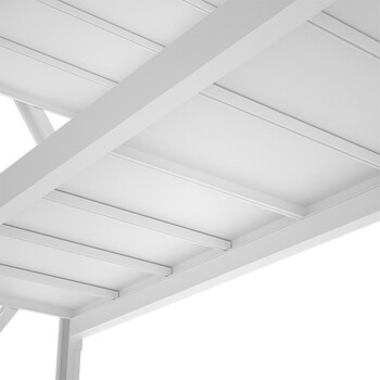 京度货架单层称重300kg四层可定制2000*1200*600白色仓储货架置物架JD-HJ-300W11储物架