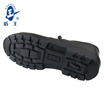 王盾/盾王 1358防砸安全鞋牛皮劳保鞋男女耐磨防滑耐油耐弱酸碱厨房安全鞋定做 40 码 黑色 1双