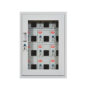 京度钢制手机柜管理工厂学校手机存放箱收纳保管柜可定制 十二门充电柜