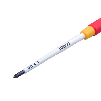 安力士牌（ANEX）进口1000V耐高压No.3590精密绝缘电工螺丝刀(PH0)4.0X75mm 十字起子 螺丝批改锥