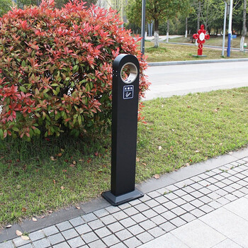 迪恩斯（DEANS）室外烟灰柱户外立式座地烟灰桶金属灭烟柱公共吸烟区灭烟桶烟蒂柱烟头垃圾桶