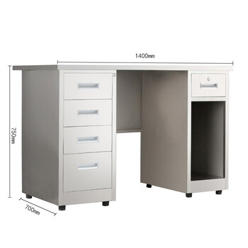 知旦201不锈钢工作台1.4米车间生产线组装台工厂检验桌600601五斗一空