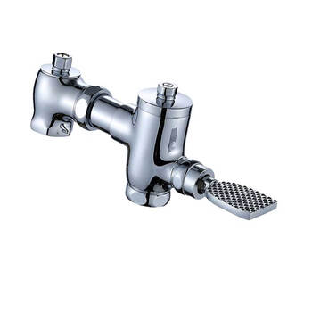 星期十 脚踏大阀体 铜脚踩蹲便器冲水阀 卧式脚踏阀 厕所冲洗阀 蹲坑便池延时阀定制