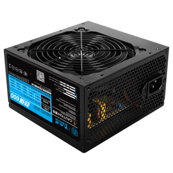 大水牛（BUBALUS）额定600W 劲强600台式电脑电源（主动式PFC/12CM风扇/智能温控/支持背线/宽幅电压）