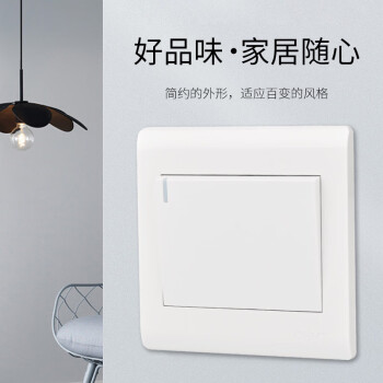 正泰（CHNT）NEW7-Z11100 7Z开关插座/白色/五孔插座10A