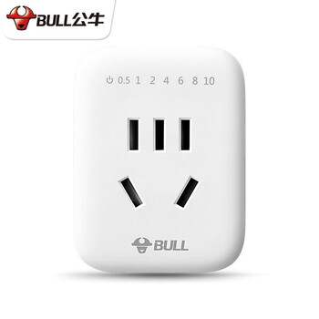 公牛(BULL)GND-5 定时器插座 电子式/机械式倒计时自动断电循环定时插座 10A