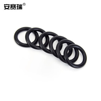 安赛瑞 氟胶o型圈密封圈 o型圈 FKM氟橡胶密封胶圈 黑色 外径14*2mm（100个装） 22092