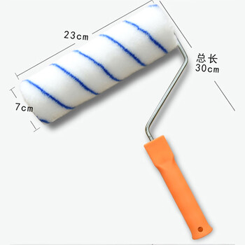 苏识 QJ0060 滚筒刷无死角滚刷乳胶漆小滚筒涂料滚筒 9寸内墙单蓝条滚筒刷 一把