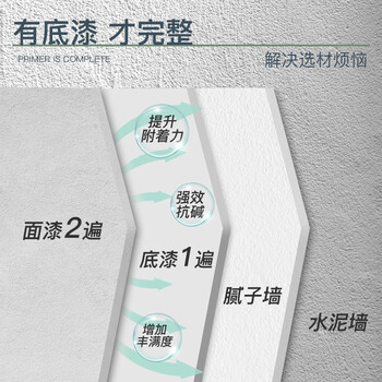 阿斯密 ASMES ASW350 防潮抗藻全天候外墙封闭底漆 20kg 白色