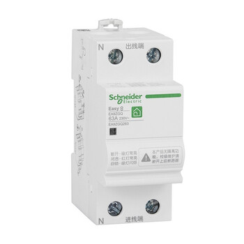 施耐德 EA9ZGQ自恢复过欠压保护器 220V电压保护 2P 63A 货号EA9ZGQ263
