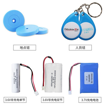 绿消 安保用安防器具巡更棒电子巡更系统防水巡更机感应式巡查棒安保巡逻器云更系列  电池3.6V非充电单节