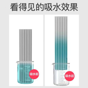 庄太太 海绵拖把免手洗胶棉拖对折挤水拖布 2个替换头ZTT-9987