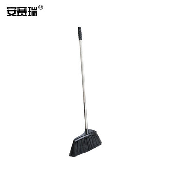 安赛瑞 商用长软毛塑料扫把 软毛塑料扫帚 机场车站软毛塑料笤帚 清洁用品（5把装）13942