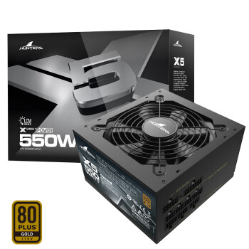长城（Great Wall）额定550W X5金牌全模电脑电源（漏电监测/全电压/单路12V/70cm长线材）