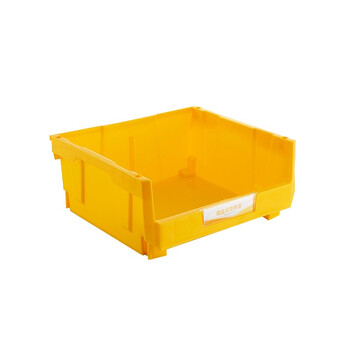 访客 FK 加厚零件盒塑料斜口组合式货架背挂零件盒工具物料分类盒5个装红色