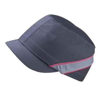 代尔塔102130 安全帽轻便布帽透气舒适防撞帽黑色
