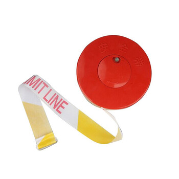 共泰 道路施工警戒带 安全警戒线 黄白警戒线 道路交通施工警告分割带 盒装100米