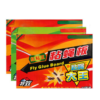 益美得 LD-3004 苍蝇贴苍蝇诱捕器苍蝇纸灭苍蝇强力粘蝇板粘虫粘蝇纸随机装
