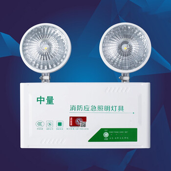 援邦 消防应急照明灯应急灯LED双头灯充电式疏散照明双头应急灯 标准款