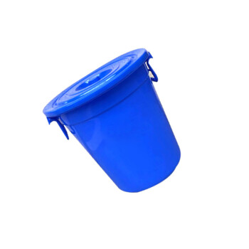 企桥 垃圾桶带盖 上直径41*下直径29*高41cm  50L 蓝色