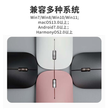 联想（Lenovo）无线鼠标轻音鼠标 Air Handle轻音无线鼠标 便携办公鼠标 风暴灰
