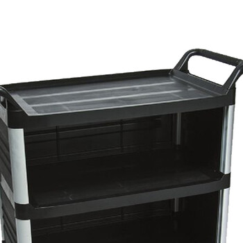 超宝（CHAOBAO）D-012B 大号多用途三层手推车 三层酒水车服务车 厨房推车置物架茶水快餐酒楼送餐手推车