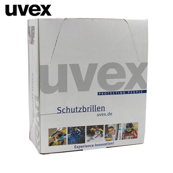 uvex优唯斯 9064065护目镜防刮防冲击防喷溅安全眼镜定做淡蓝色 1副