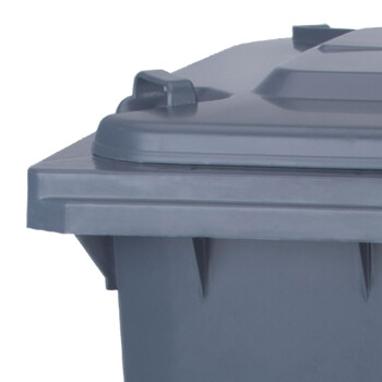 白云清洁（baiyun cleaning） AF07322 新国标分类垃圾桶带盖带轮垃圾箱加强款 灰色240L-其他垃圾