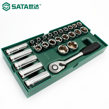 世达 SATA 工具托组套-26件12.5MM系列套筒 09915 1