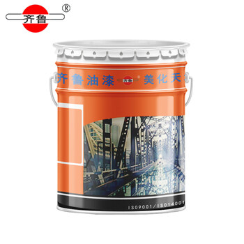 齐鲁油漆/QILU 天兰防锈漆 金属漆醇酸漆工业漆彩钢瓦漆铁铝钢铁门油漆涂料防腐漆 15kg/桶