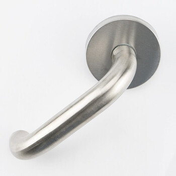 冰禹 通用不锈钢防火门把手 圆管消防安全通道门锁拉手防火锁把手 (1个) BYB-183