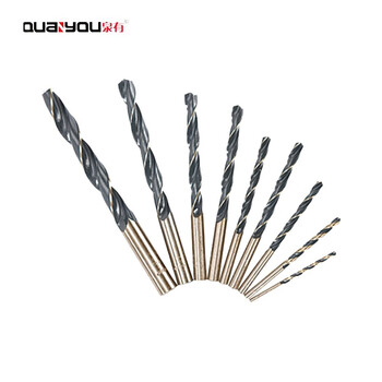 泉有（quanyou）高速钢麻花钻头全磨麻花钻头手电钻冲击钻头塑料铜铝木工钻电动工具配件3.0mm（10支装）