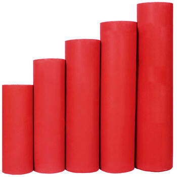 豫之韵吸尘吸水地垫红毯加厚一次性地毯迎宾婚庆门口楼梯鲜艳大红5mm厚1.5米宽10米长