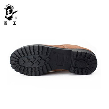 王盾/盾王 9788R中帮防砸安全鞋橡胶底反毛皮劳保鞋耐磨防滑耐油耐弱酸碱厨房安全鞋定做 42码 1双