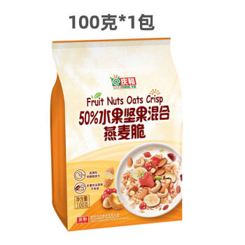 多口味水果燕麦片即食干吃袋装麦片 50%水果100克(试吃装)
