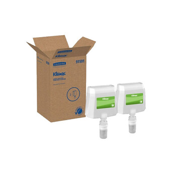 舒洁Kleenex 无色无味泡沫洗手液 1.2L/×2罐/箱 1箱装 91591 自动出液 需搭配92147皂液器 金佰利