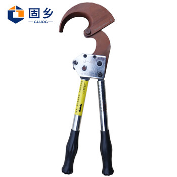 固乡 棘轮式电缆剪 线缆剪刀 断线钳 铜铝J40/52/75/95棘轮剪 便携式线缆钳 【J-40棘轮线缆剪】