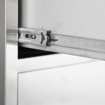 圣极光201不锈钢工作台1.2米带锁分拣桌配件整理桌可定制G1896