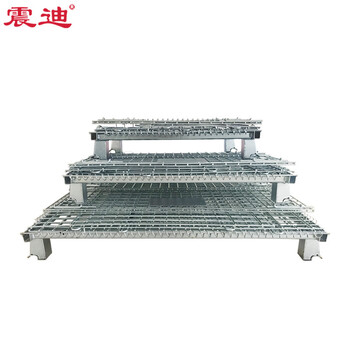 震迪仓储笼仓库储物铁笼子可折叠金属笼承重1200kg可定制SD0926