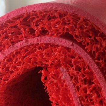 雅的（yade）雅的 3A塑料加厚防滑PVC拉丝圈电梯地垫门垫酒店迎宾 红色 宽1.8米*厚15mm*长1米 /米