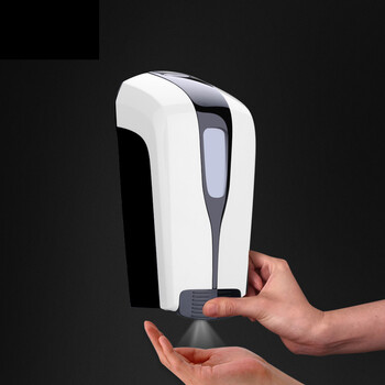 龙代（longdai）手动皂液机 洗手间洗手液机黑白款03 500ml消毒机【消毒液款】