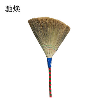 驰焕 清洁环卫物业单位笤帚学校工厂户外清洁扫帚扫把 普通款龙须草小扫把一个装