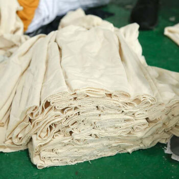 文开直销棉本白擦机布 碎布废布工业抹布无尘吸油擦拭抹布 布头定制