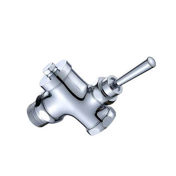 星期十 手扳小阀体-1寸DN25 铜入墙式冲洗阀蹲便器脚踏式冲洗阀 入墙式厕所冲洗阀定制