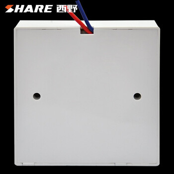 西野（SHARE）西野E27螺口灯头圆灯座 走廊过道灯座 LED灯泡暗装灯头灯口平底插座 白色 带人体感应明装灯座